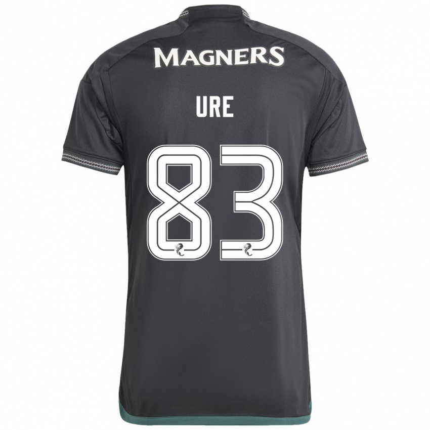 Bambino Maglia Kyle Ure #83 Nero Kit Gara Away 2023/24 Maglietta