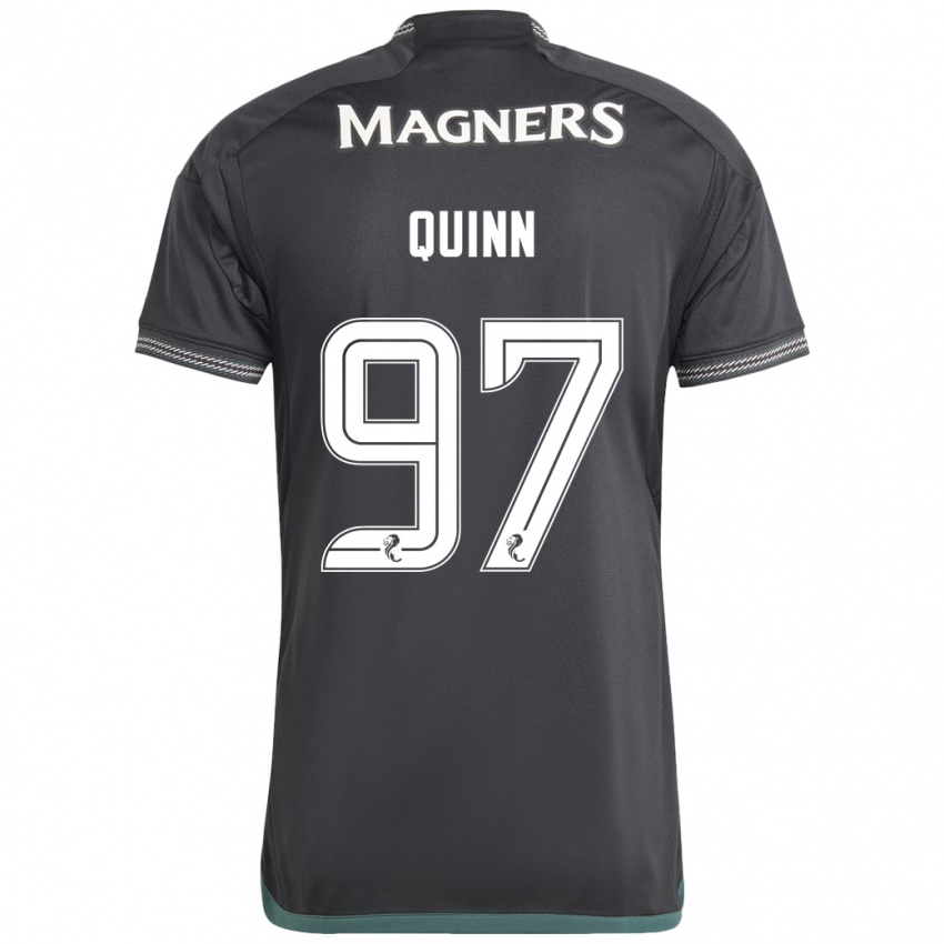 Bambino Maglia Ben Quinn #97 Nero Kit Gara Away 2023/24 Maglietta