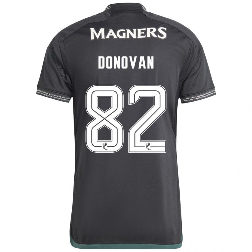 Bambino Maglia Colby Donovan #82 Nero Kit Gara Away 2023/24 Maglietta