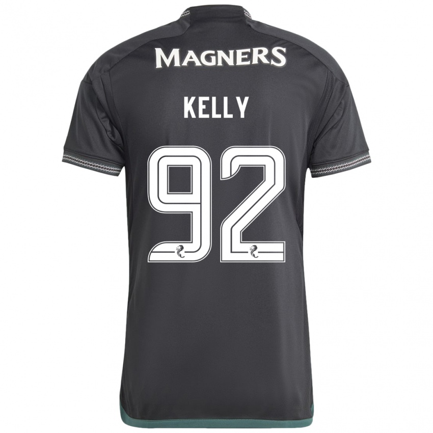 Bambino Maglia Daniel Kelly #92 Nero Kit Gara Away 2023/24 Maglietta