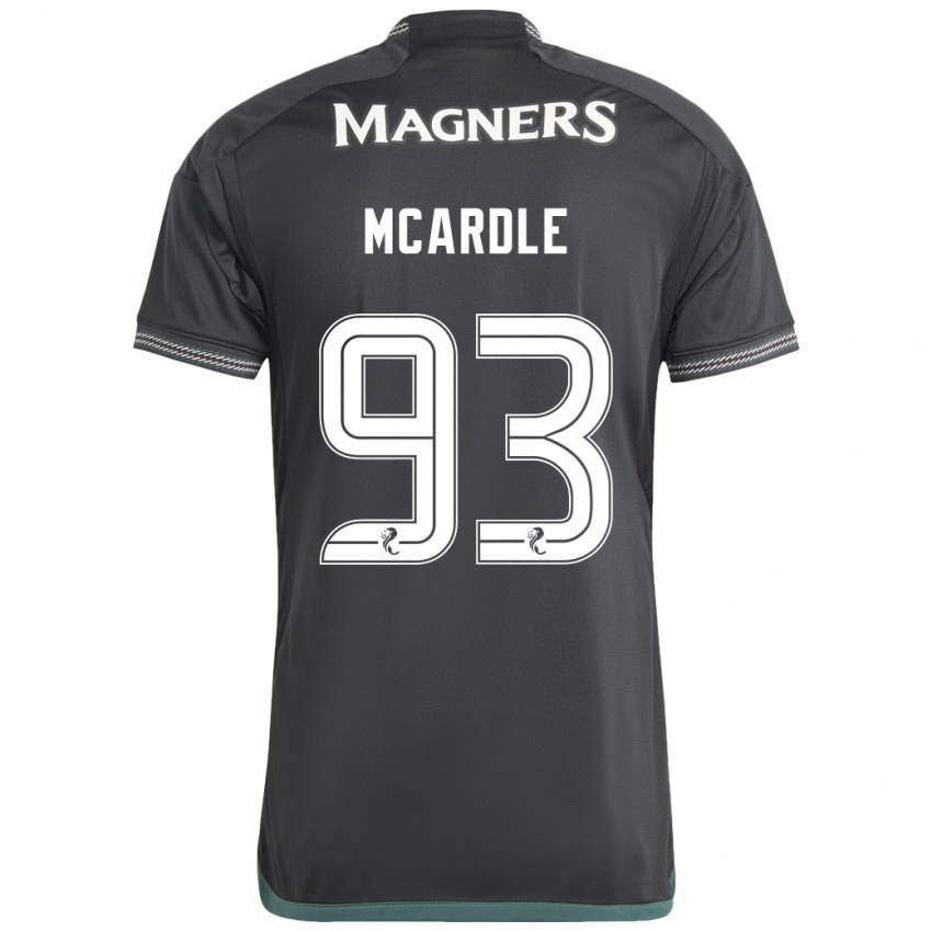 Bambino Maglia Sean Mcardle #93 Nero Kit Gara Away 2023/24 Maglietta