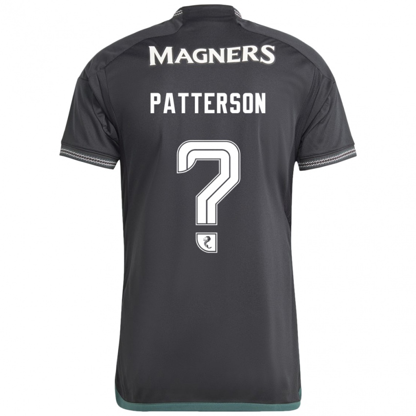 Bambino Maglia Cameron Patterson #0 Nero Kit Gara Away 2023/24 Maglietta