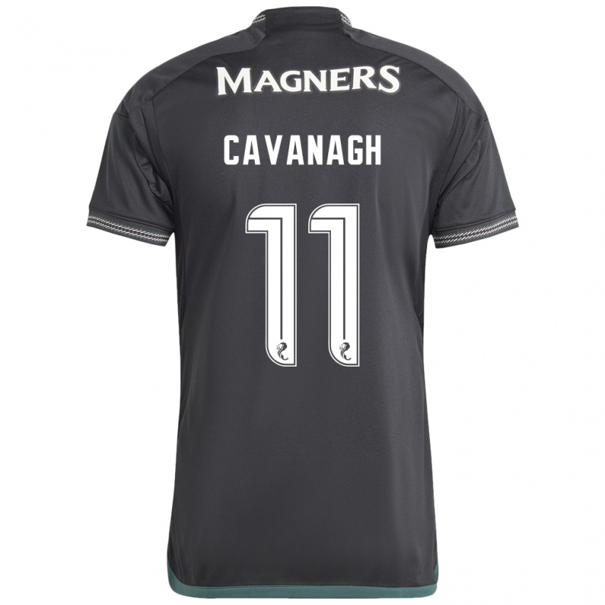 Bambino Maglia Colette Cavanagh #11 Nero Kit Gara Away 2023/24 Maglietta