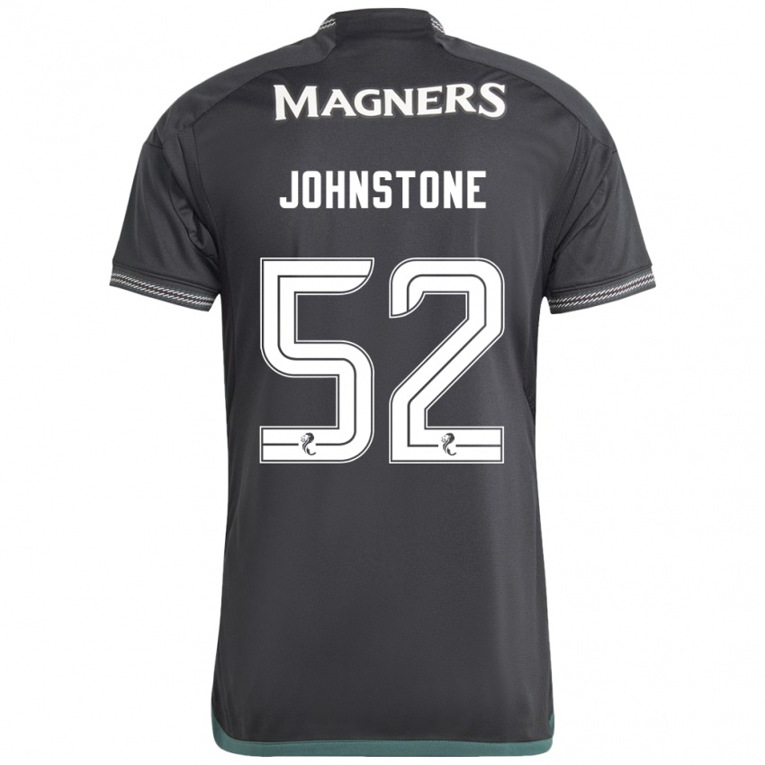 Bambino Maglia Rachael Johnstone #52 Nero Kit Gara Away 2023/24 Maglietta