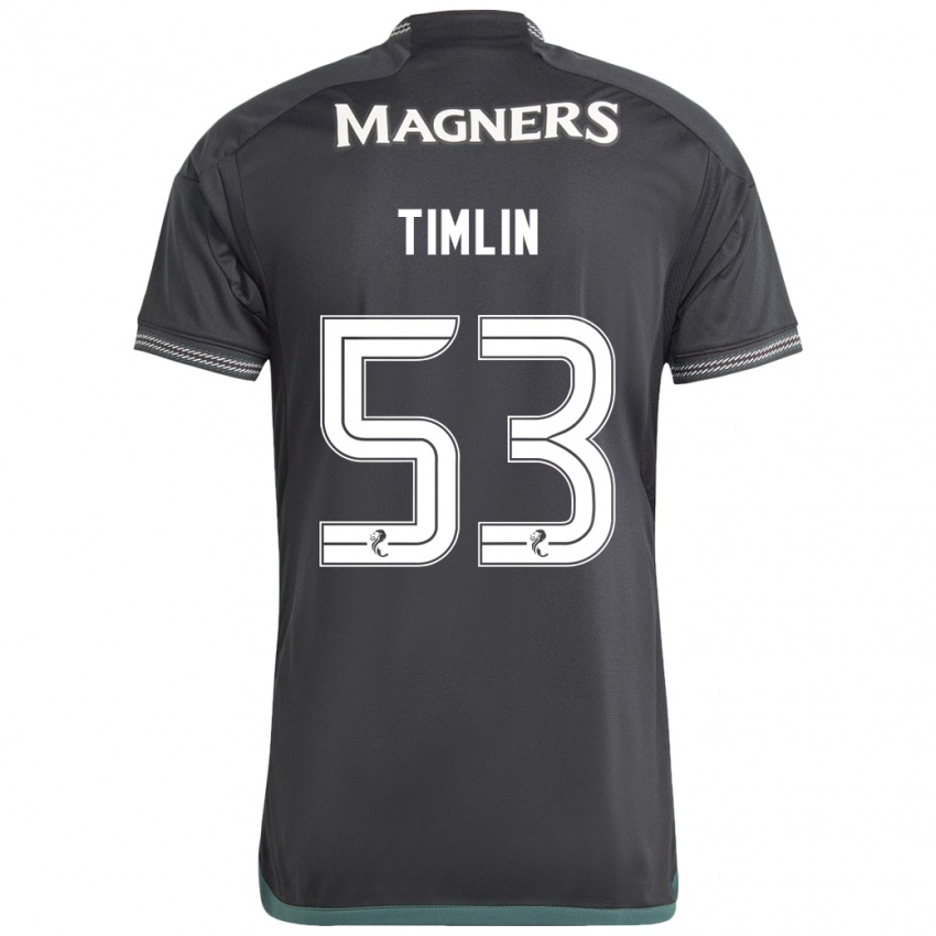 Bambino Maglia Sophie Timlin #53 Nero Kit Gara Away 2023/24 Maglietta