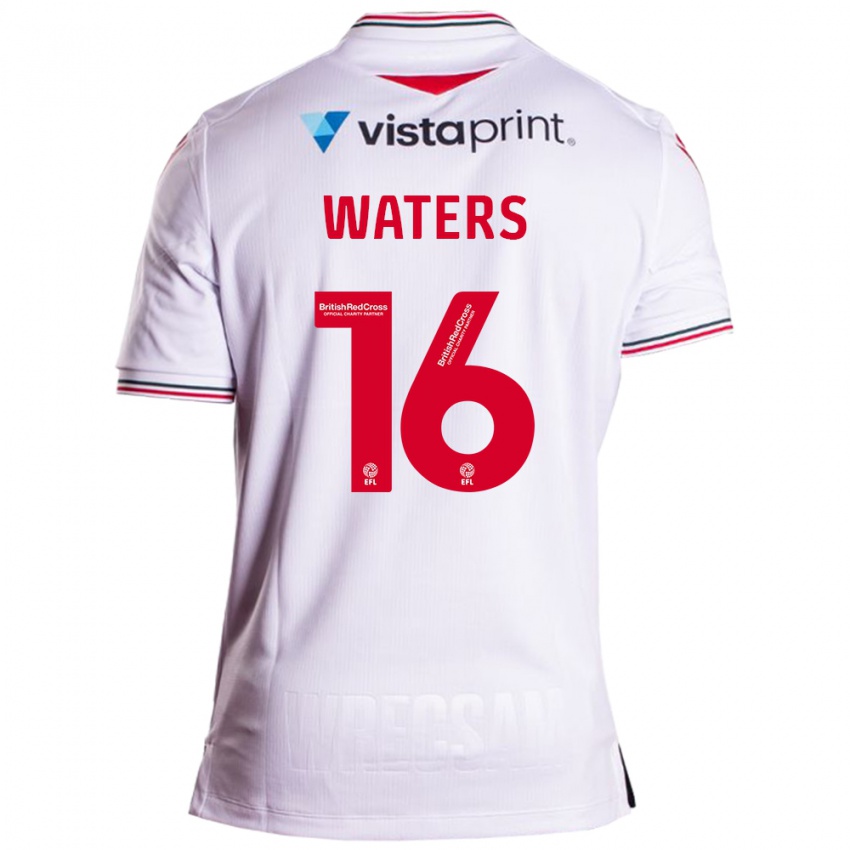 Bambino Maglia Billy Waters #16 Bianco Kit Gara Away 2023/24 Maglietta