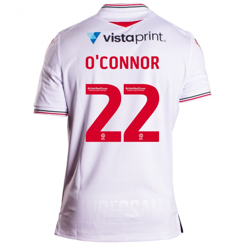 Bambino Maglia Thomas O'connor #22 Bianco Kit Gara Away 2023/24 Maglietta