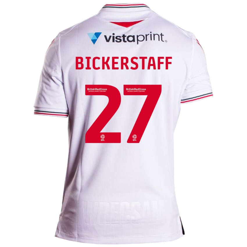 Bambino Maglia Jake Bickerstaff #27 Bianco Kit Gara Away 2023/24 Maglietta