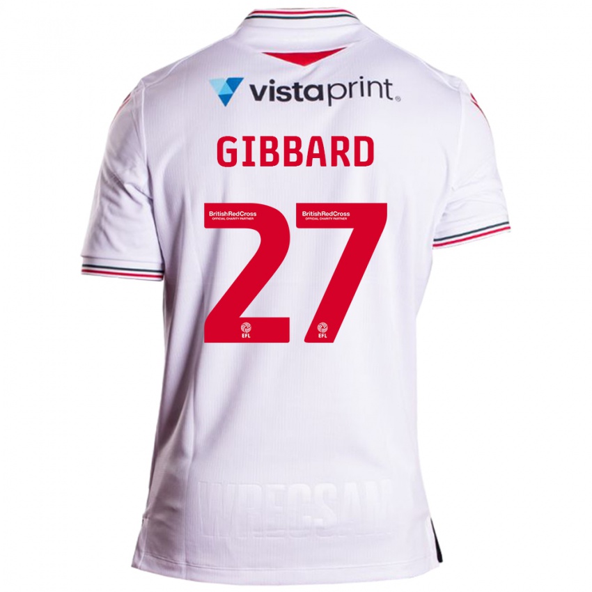 Bambino Maglia Mari Gibbard #27 Bianco Kit Gara Away 2023/24 Maglietta