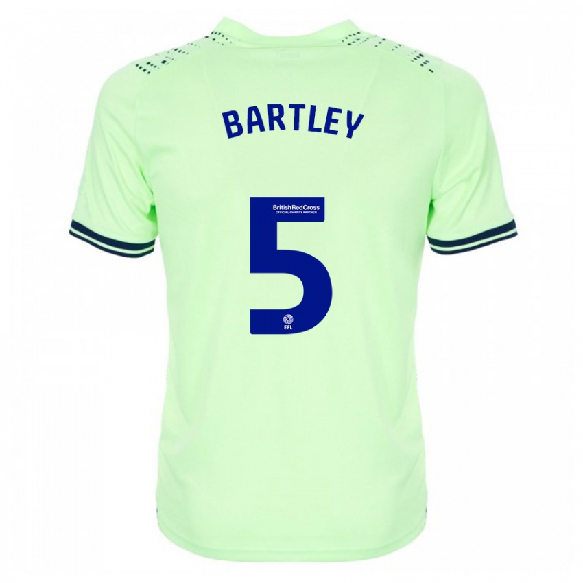 Bambino Maglia Kyle Bartley #5 Marina Militare Kit Gara Away 2023/24 Maglietta