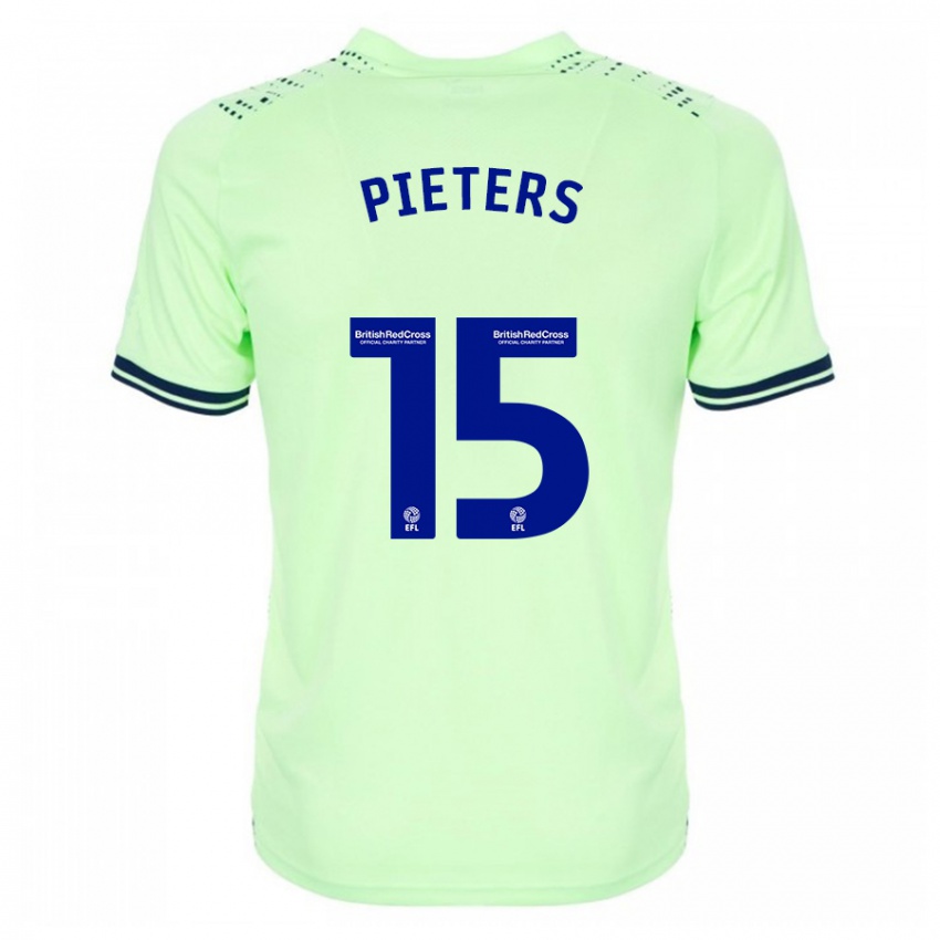 Bambino Maglia Erik Pieters #15 Marina Militare Kit Gara Away 2023/24 Maglietta