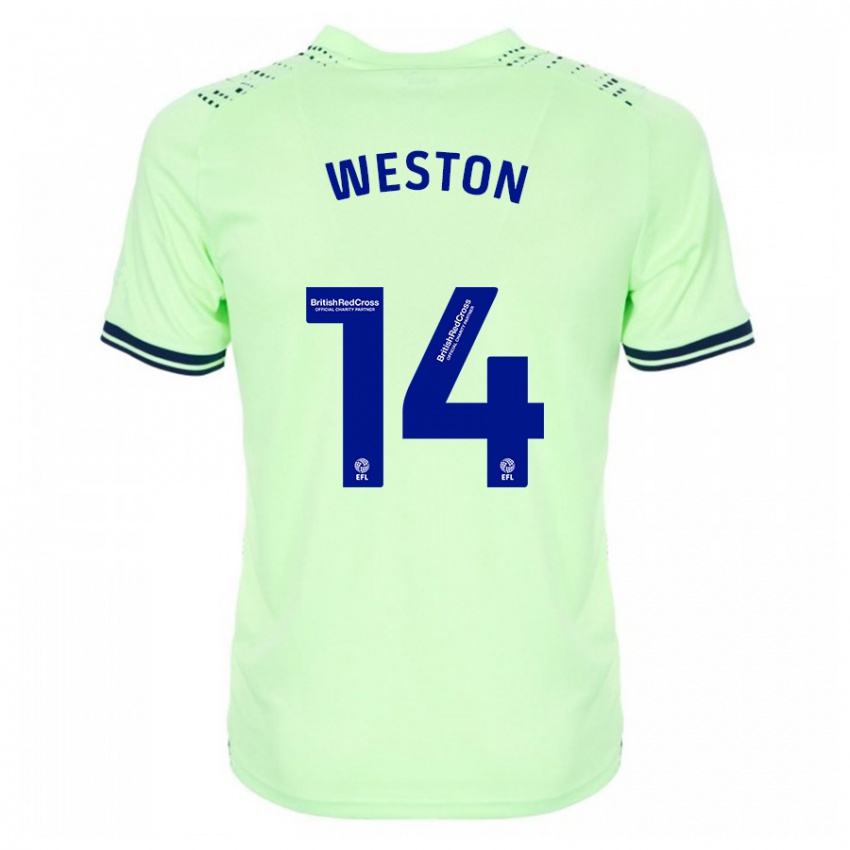 Bambino Maglia Steph Weston #14 Marina Militare Kit Gara Away 2023/24 Maglietta