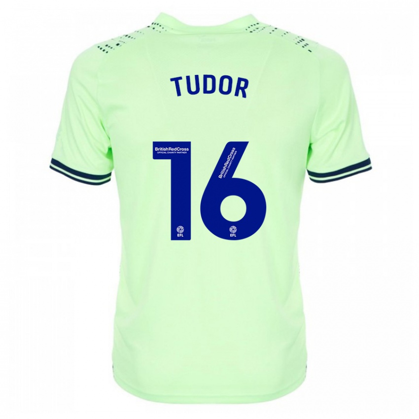 Bambino Maglia Sophie Tudor #16 Marina Militare Kit Gara Away 2023/24 Maglietta