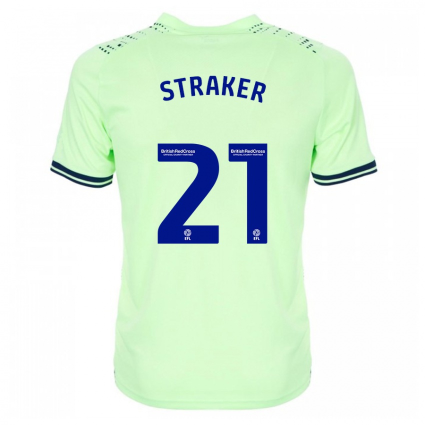 Bambino Maglia Jannelle Straker #21 Marina Militare Kit Gara Away 2023/24 Maglietta