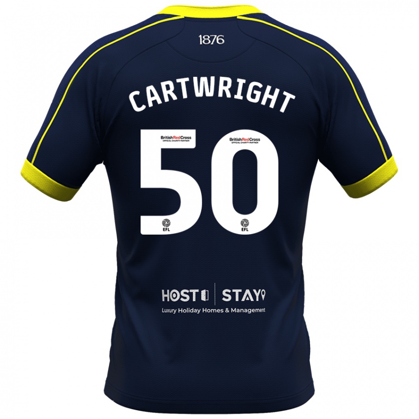 Bambino Maglia Fin Cartwright #50 Marina Militare Kit Gara Away 2023/24 Maglietta