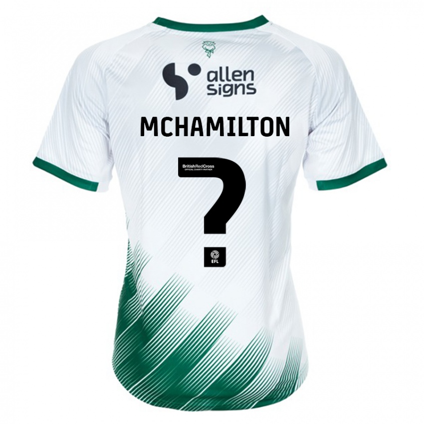 Bambino Maglia Toni Mchamilton #0 Bianco Kit Gara Away 2023/24 Maglietta