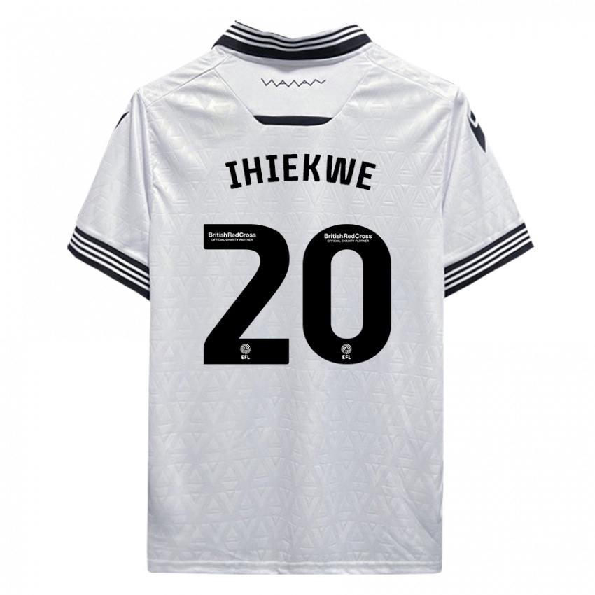 Bambino Maglia Michael Ihiekwe #20 Bianco Kit Gara Away 2023/24 Maglietta