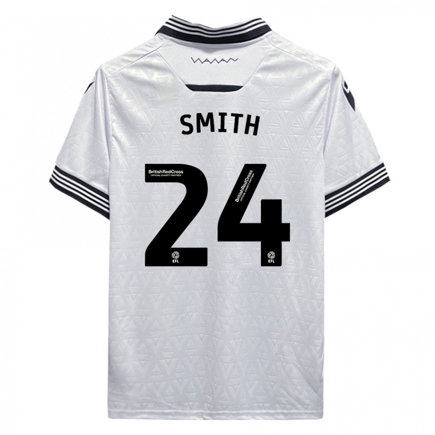 Bambino Maglia Michael Smith #24 Bianco Kit Gara Away 2023/24 Maglietta