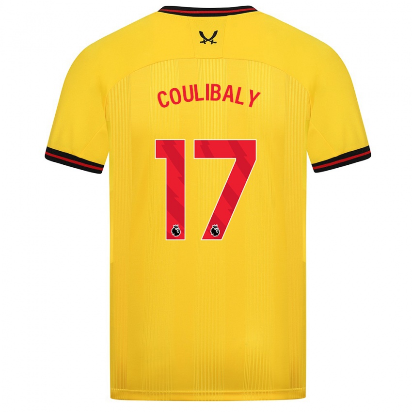 Bambino Maglia Ismaila Coulibaly #17 Giallo Kit Gara Away 2023/24 Maglietta