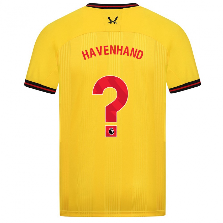 Bambino Maglia Kurtis Havenhand #0 Giallo Kit Gara Away 2023/24 Maglietta