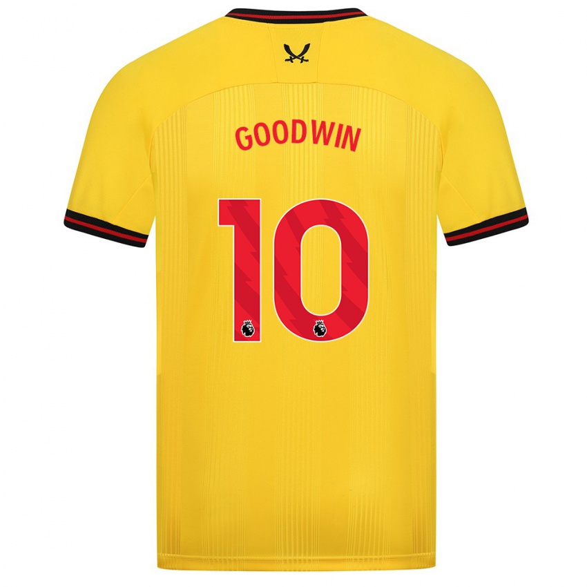 Bambino Maglia Isobel Goodwin #10 Giallo Kit Gara Away 2023/24 Maglietta