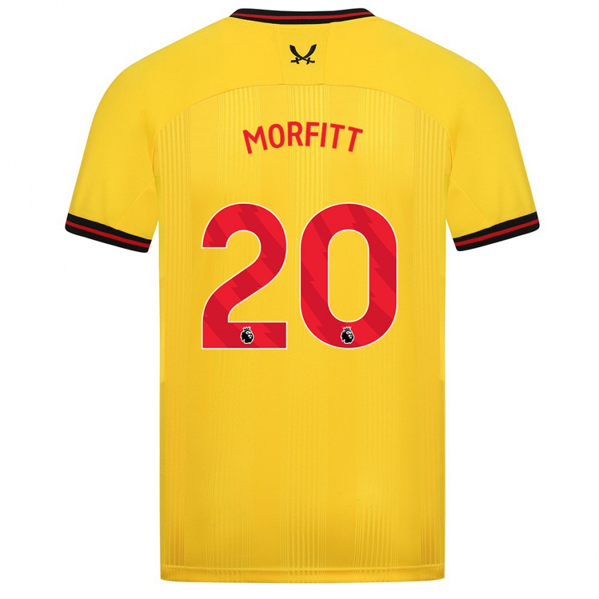 Bambino Maglia Izzy Morfitt #20 Giallo Kit Gara Away 2023/24 Maglietta