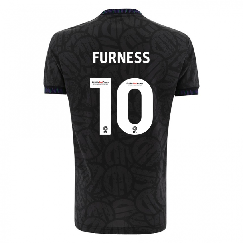 Bambino Maglia Rachel Furness #10 Nero Kit Gara Away 2023/24 Maglietta