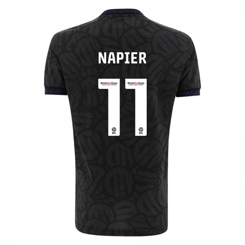 Bambino Maglia Jamie-Lee Napier #11 Nero Kit Gara Away 2023/24 Maglietta