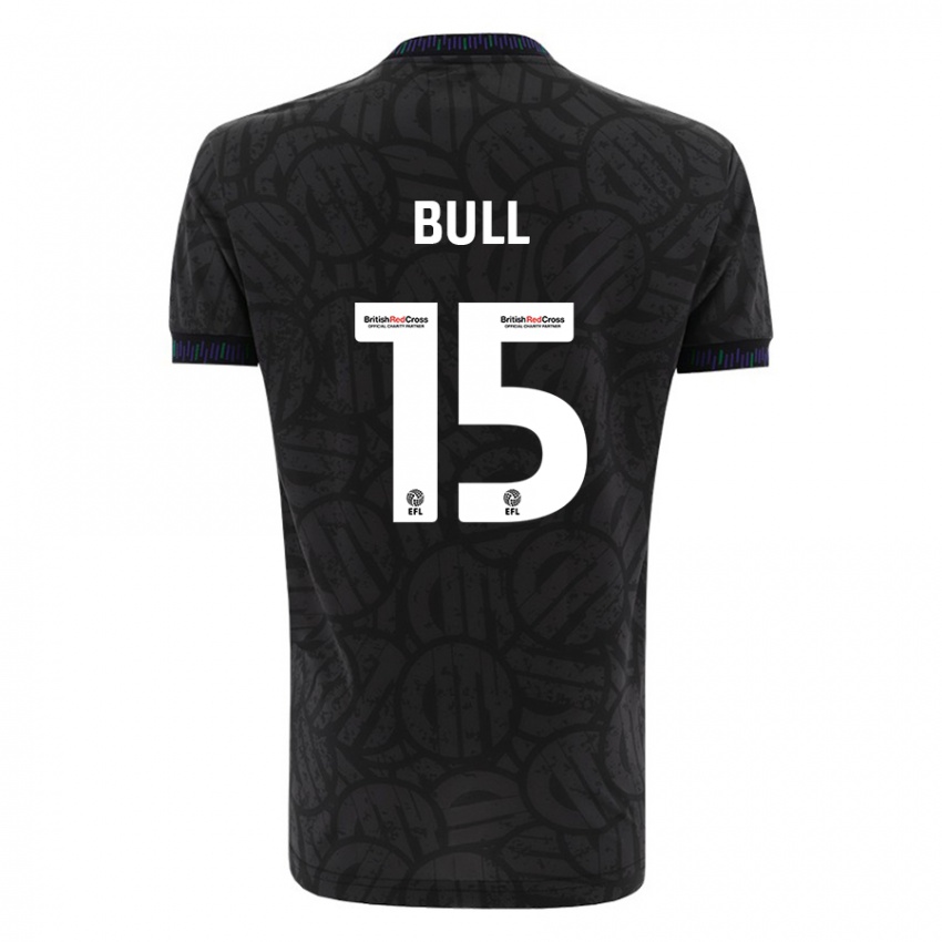 Bambino Maglia Jasmine Bull #15 Nero Kit Gara Away 2023/24 Maglietta