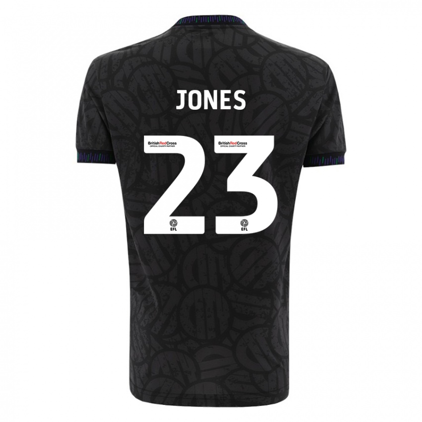 Bambino Maglia Carrie Jones #23 Nero Kit Gara Away 2023/24 Maglietta