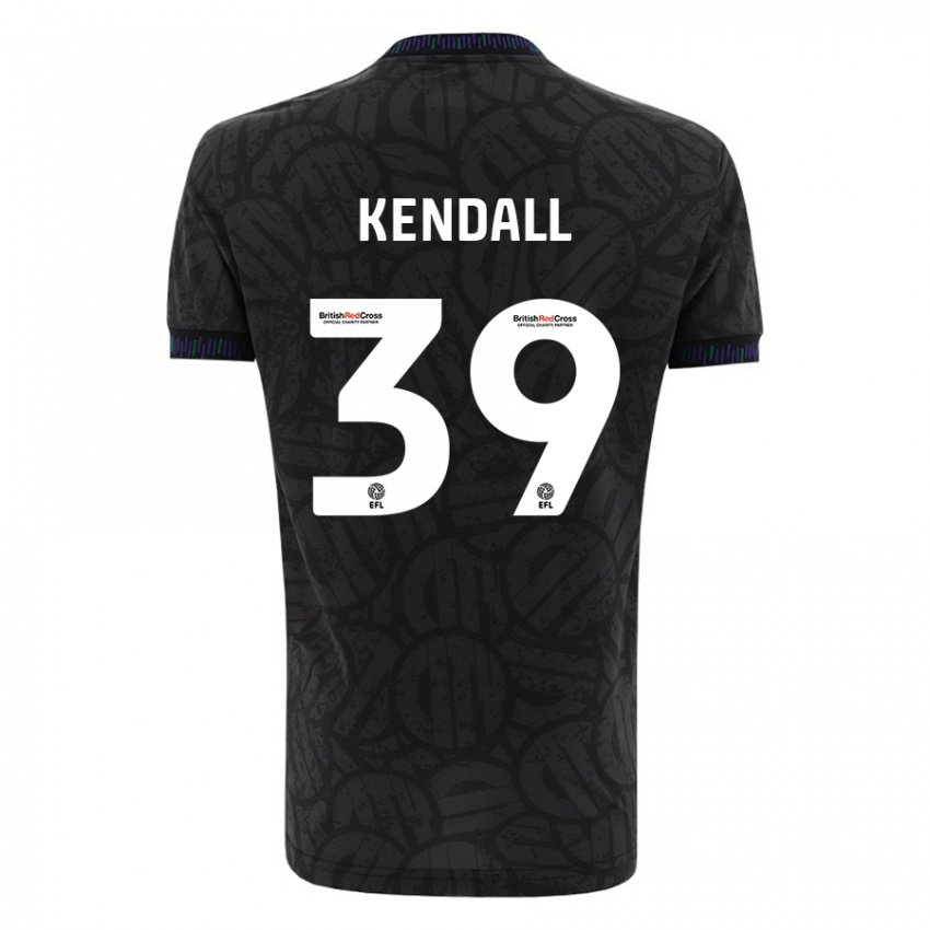 Bambino Maglia Maya Kendall #39 Nero Kit Gara Away 2023/24 Maglietta