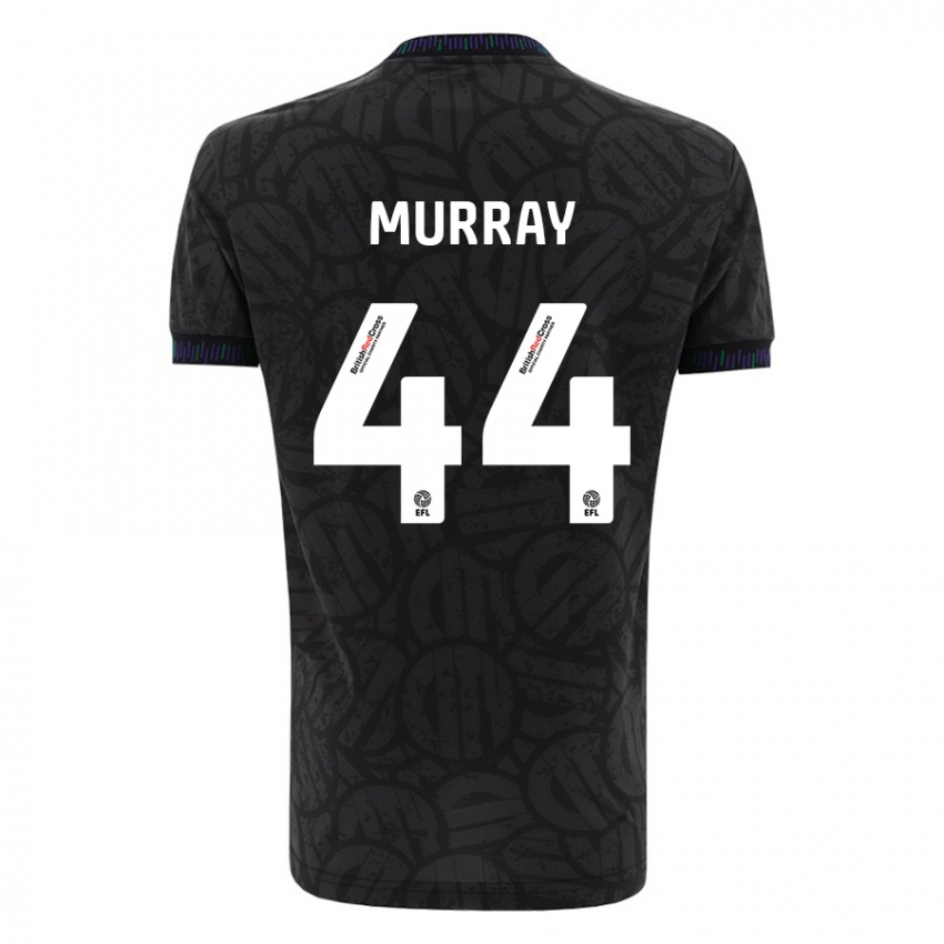 Bambino Maglia Satara Murray #44 Nero Kit Gara Away 2023/24 Maglietta