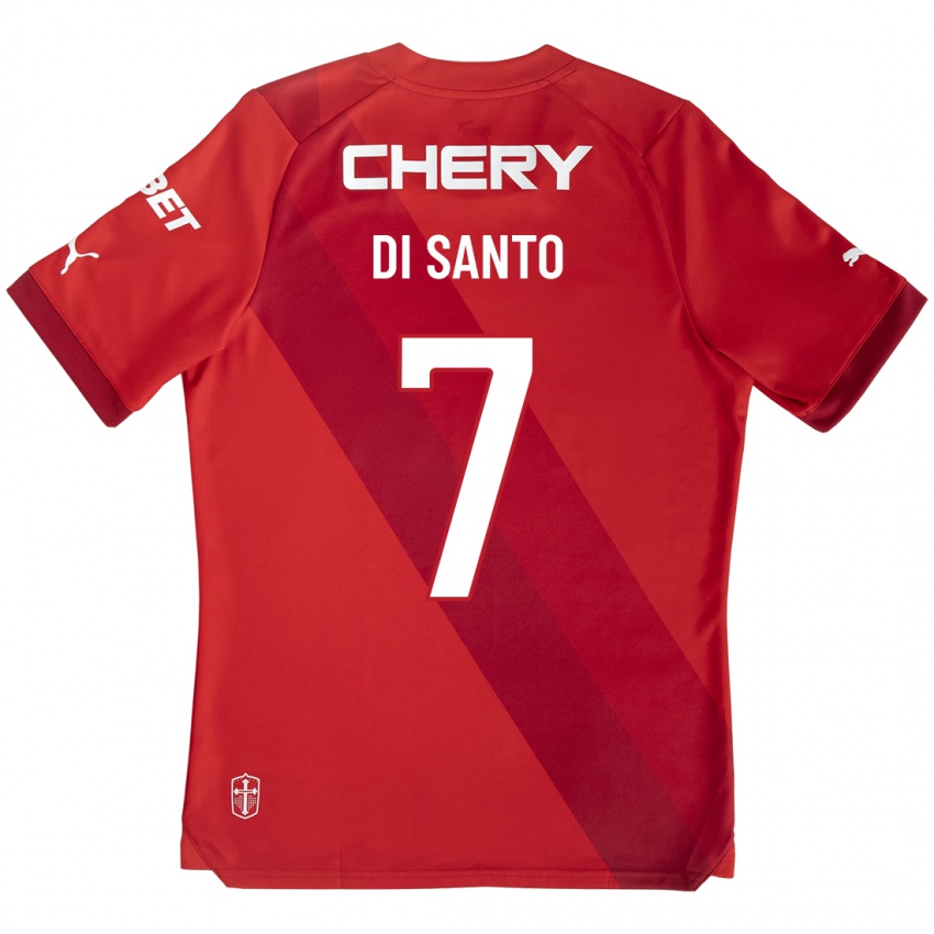 Bambino Maglia Franco Di Santo #7 Rosso Kit Gara Away 2023/24 Maglietta