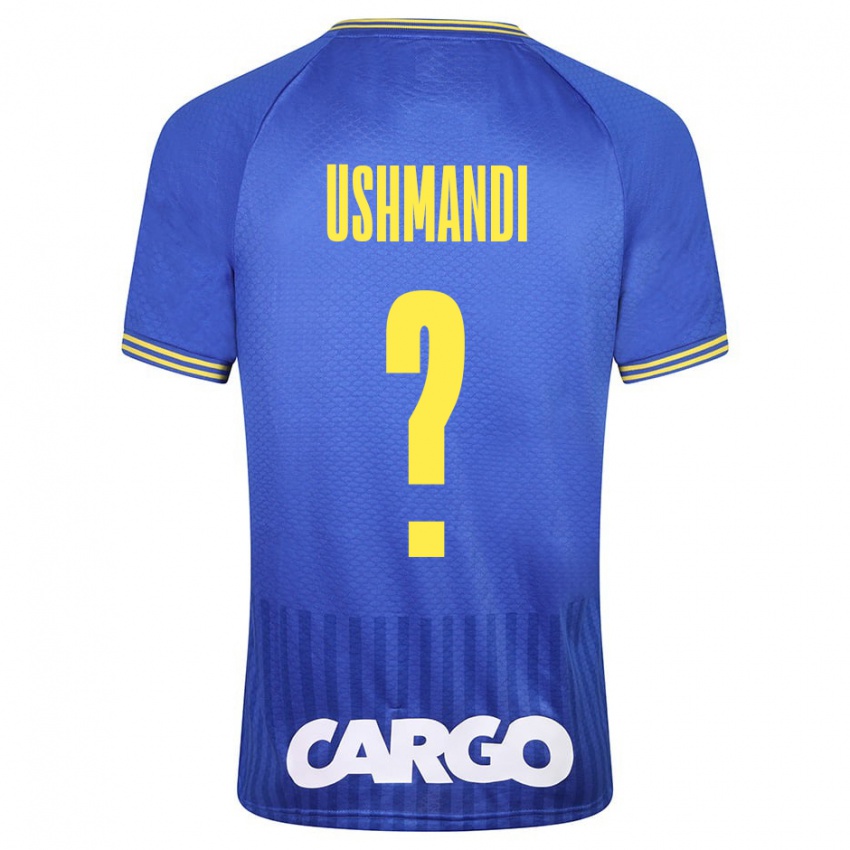 Bambino Maglia Anar Ushmandi #0 Blu Kit Gara Away 2023/24 Maglietta