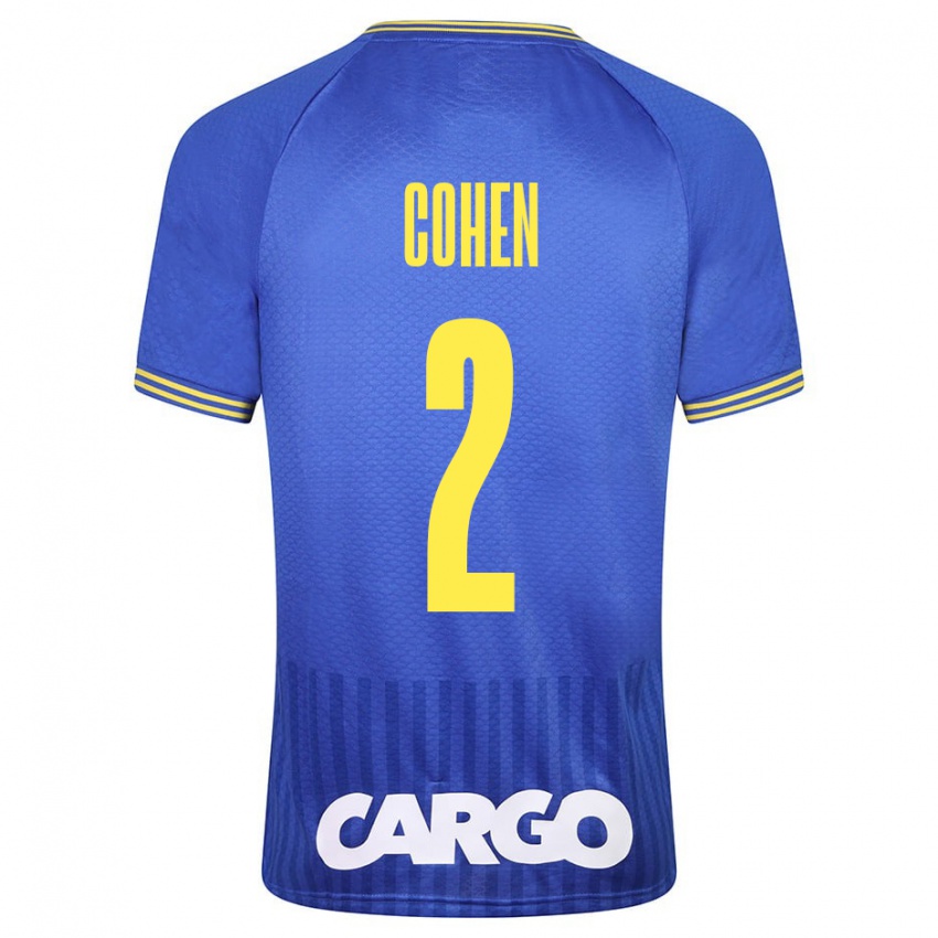 Bambino Maglia Avishay Cohen #2 Blu Kit Gara Away 2023/24 Maglietta