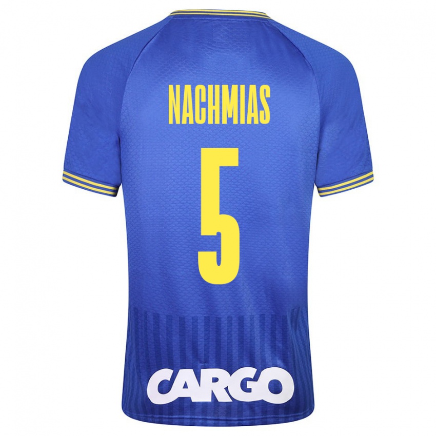 Bambino Maglia Idan Nachmias #5 Blu Kit Gara Away 2023/24 Maglietta