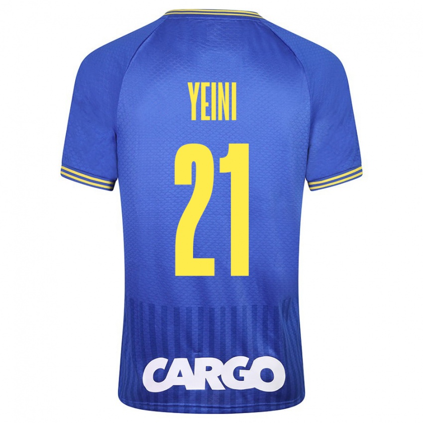 Bambino Maglia Sheran Yeini #21 Blu Kit Gara Away 2023/24 Maglietta