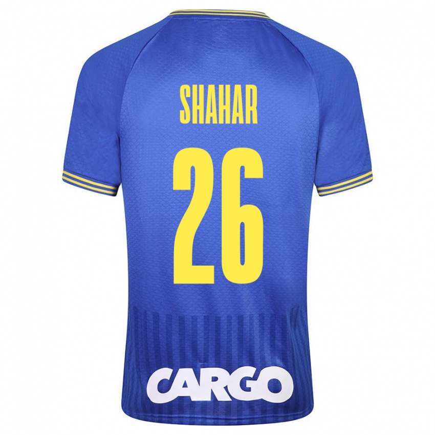 Bambino Maglia Ido Shahar #26 Blu Kit Gara Away 2023/24 Maglietta