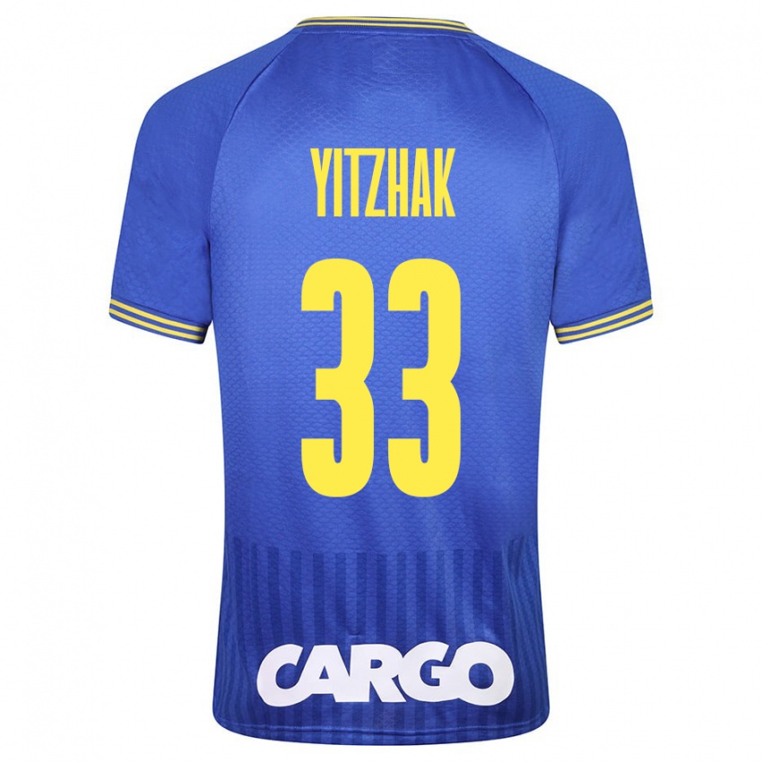 Bambino Maglia Or Yitzhak #33 Blu Kit Gara Away 2023/24 Maglietta