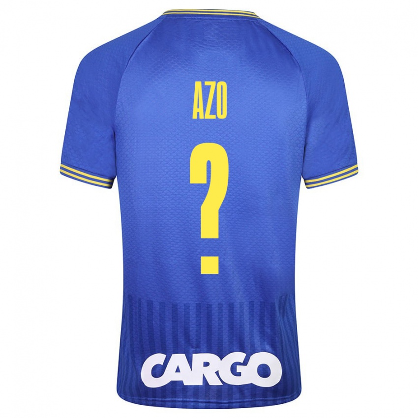 Bambino Maglia Ori Azo #0 Blu Kit Gara Away 2023/24 Maglietta