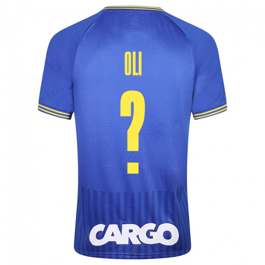 Bambino Maglia Ido Oli #0 Blu Kit Gara Away 2023/24 Maglietta