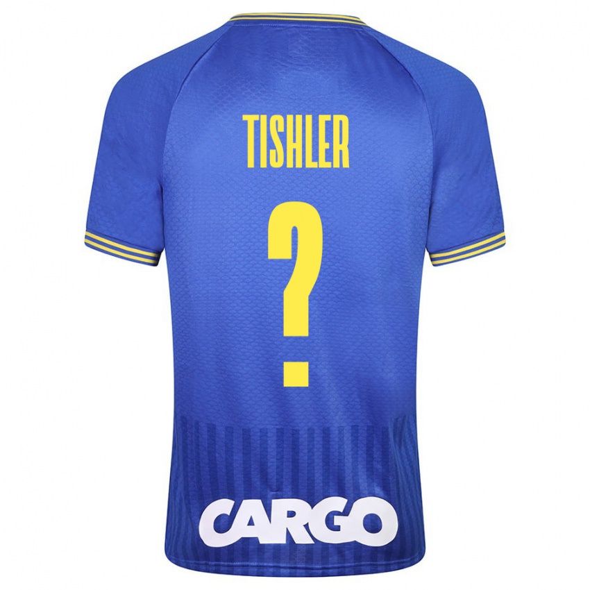 Bambino Maglia Daniel Tishler #0 Blu Kit Gara Away 2023/24 Maglietta