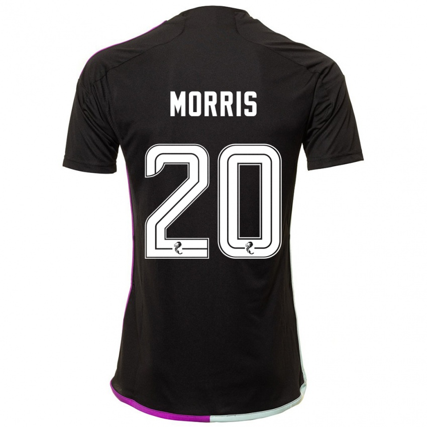 Bambino Maglia Shayden Morris #20 Nero Kit Gara Away 2023/24 Maglietta