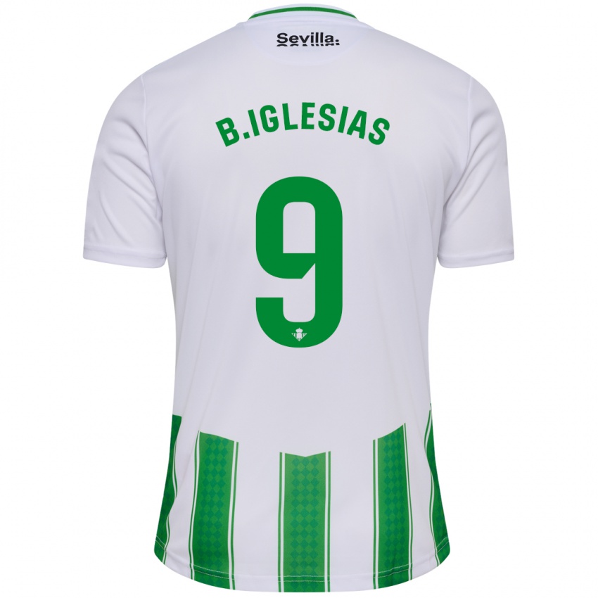 Uomo Maglia Borja Iglesias #9 Bianco Kit Gara Home 2023/24 Maglietta