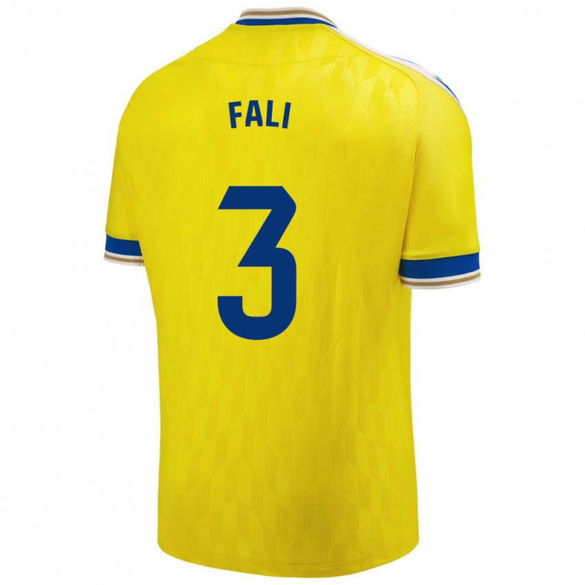 Uomo Maglia Fali #3 Giallo Kit Gara Home 2023/24 Maglietta