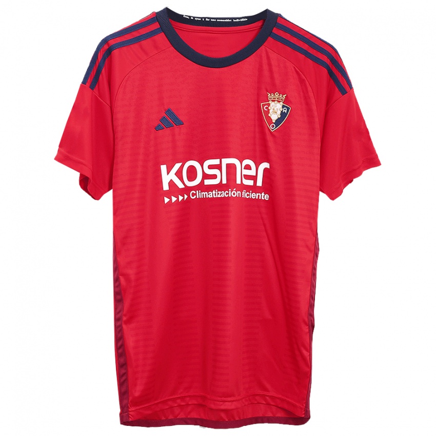 Uomo Maglia Maitane Vilariño #18 Rosso Kit Gara Home 2023/24 Maglietta