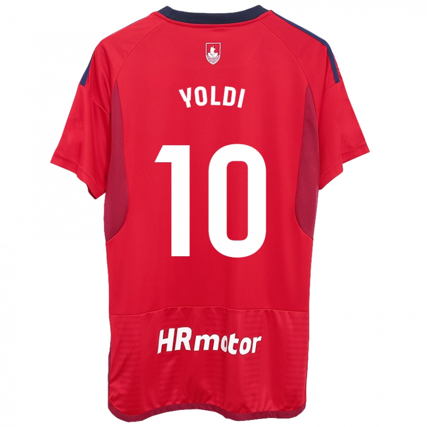 Uomo Maglia Ander Yoldi #10 Rosso Kit Gara Home 2023/24 Maglietta