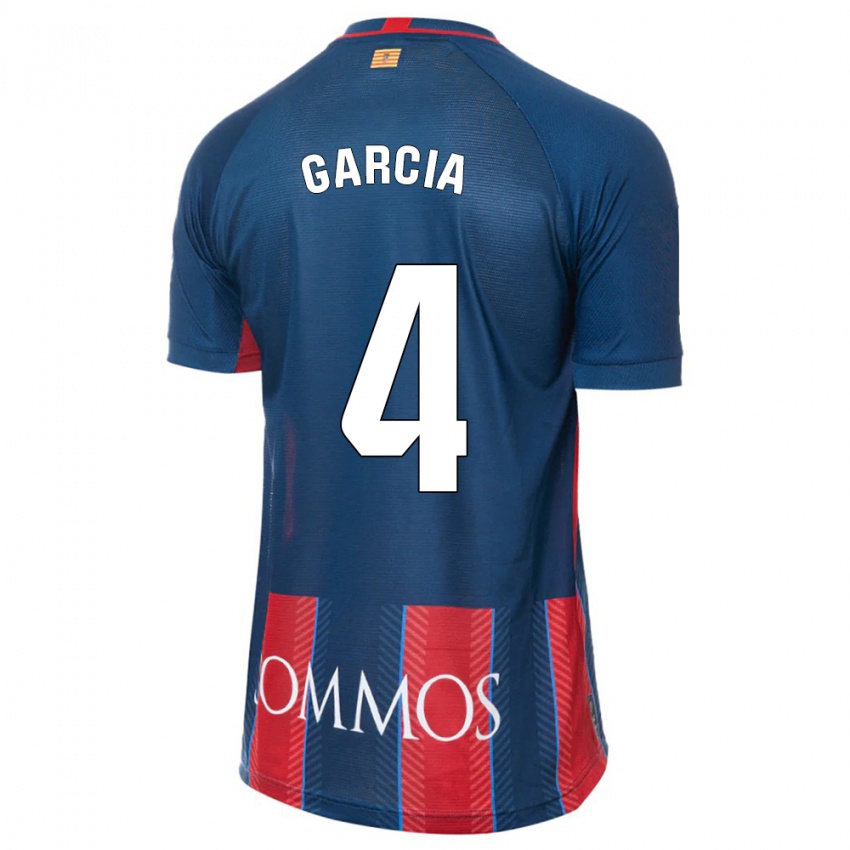 Uomo Maglia Nacho García #4 Marina Militare Kit Gara Home 2023/24 Maglietta