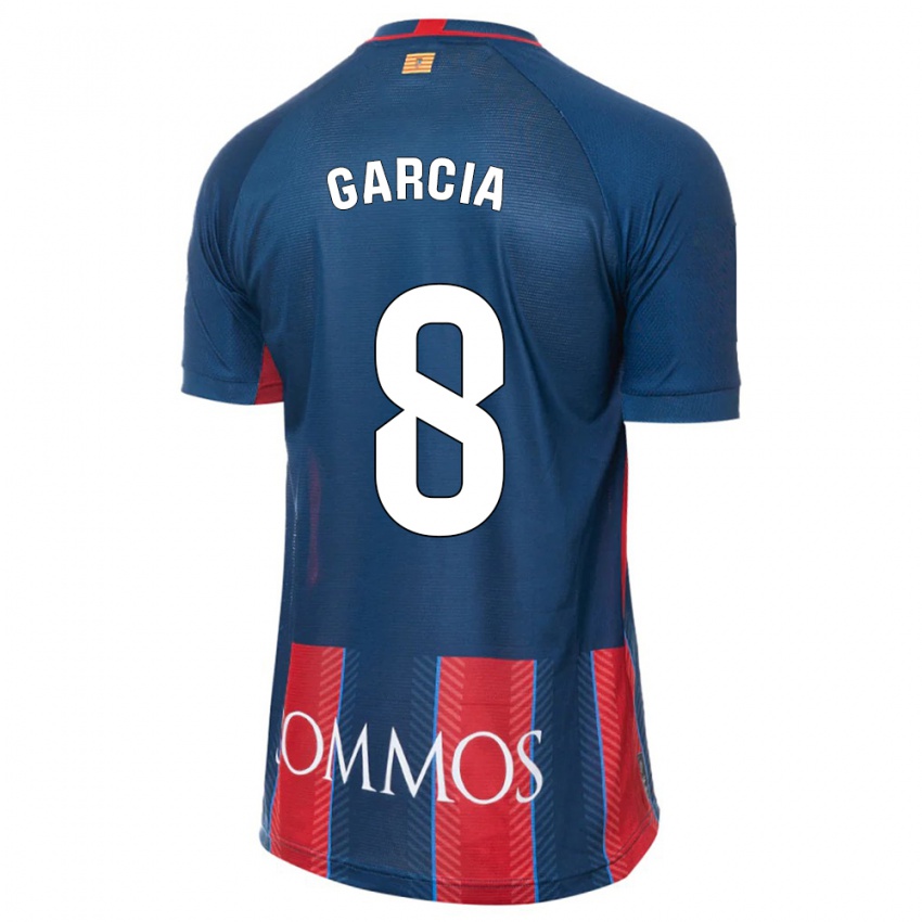 Uomo Maglia David García #8 Marina Militare Kit Gara Home 2023/24 Maglietta