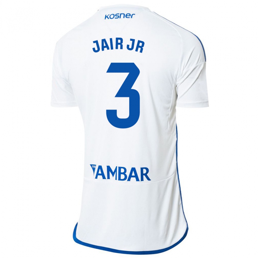 Uomo Maglia Jair Amador #3 Bianco Kit Gara Home 2023/24 Maglietta